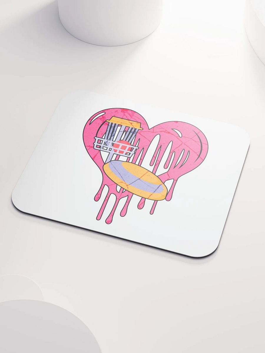 Heart Disc Golf Mouse Pad product image (3)