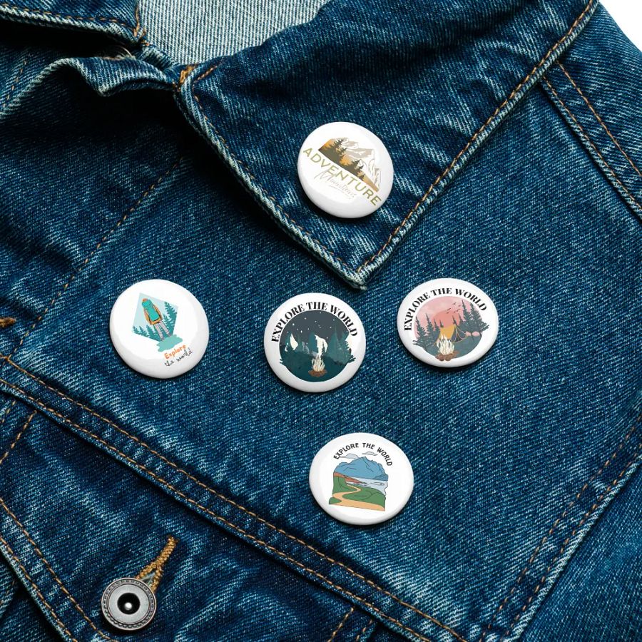 Mountain Adventure Pin Button Set product image (16)
