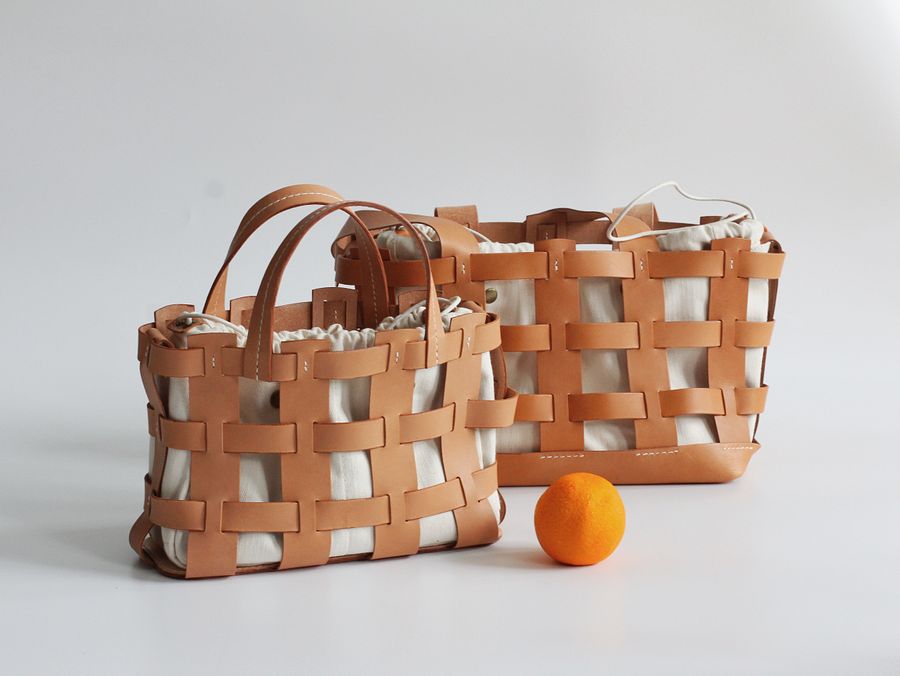 Vegetable Tanned Leather Caged Bag - Small product image (9)