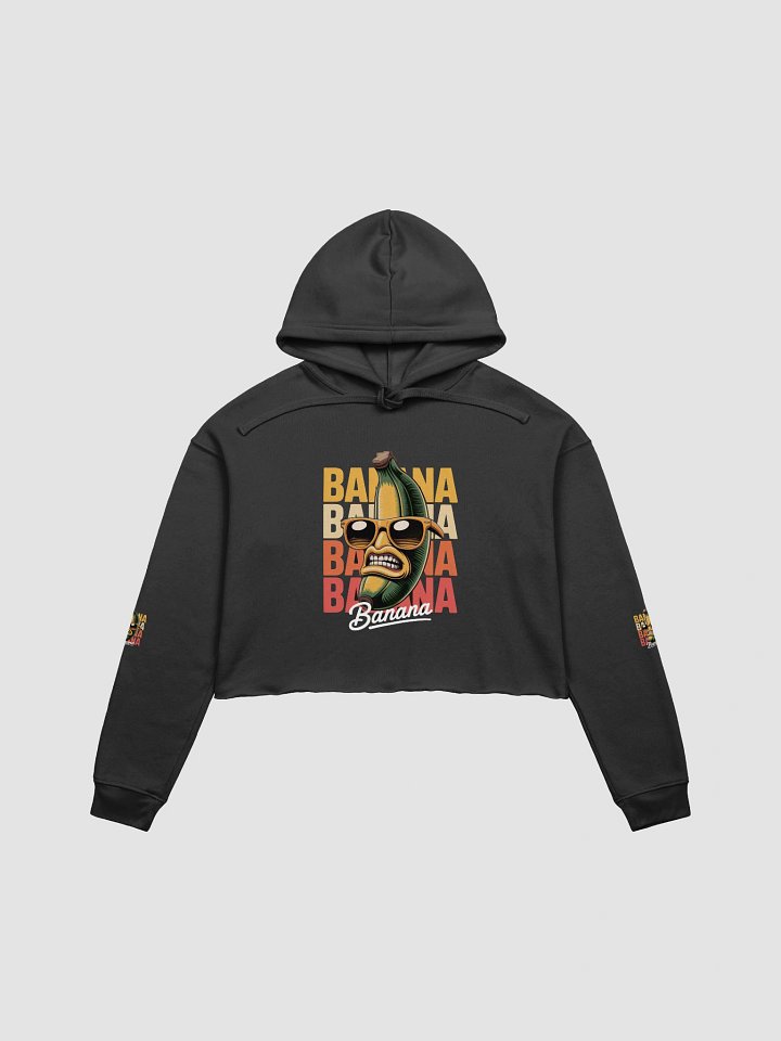 Cool Banana Vibes Crop Hoodie product image (2)