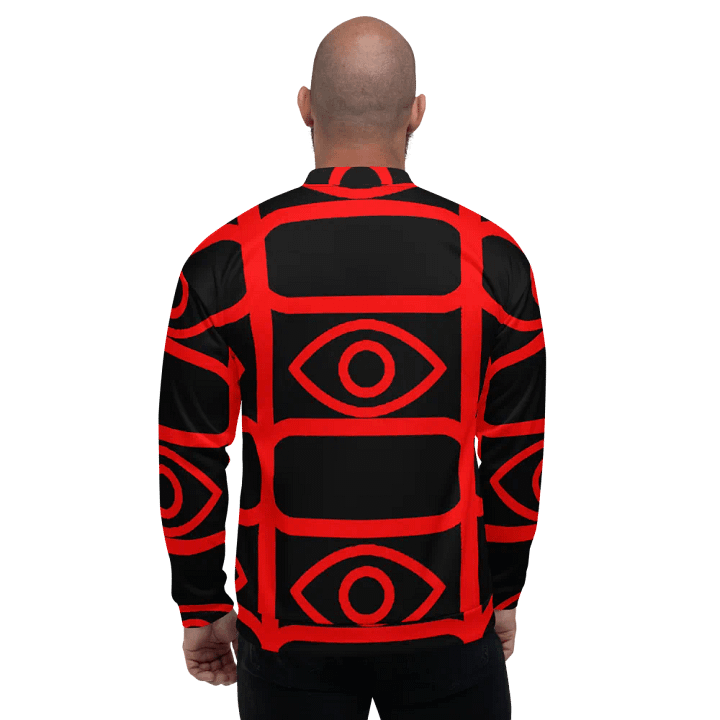 EyeSeeThru Logo Pattern Bomber Jacket product image (2)