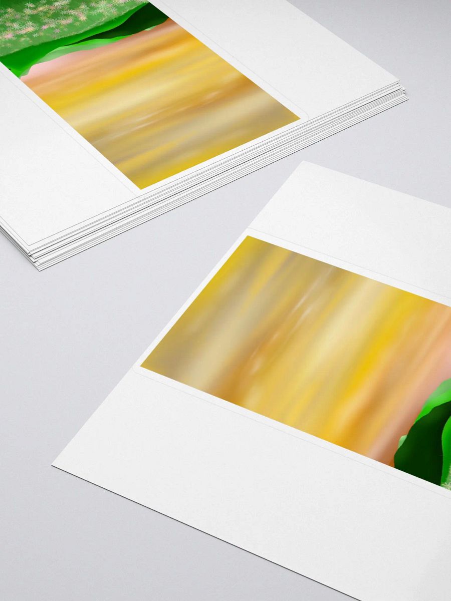 Floral Grass Meadow Sunset Sticker product image (10)