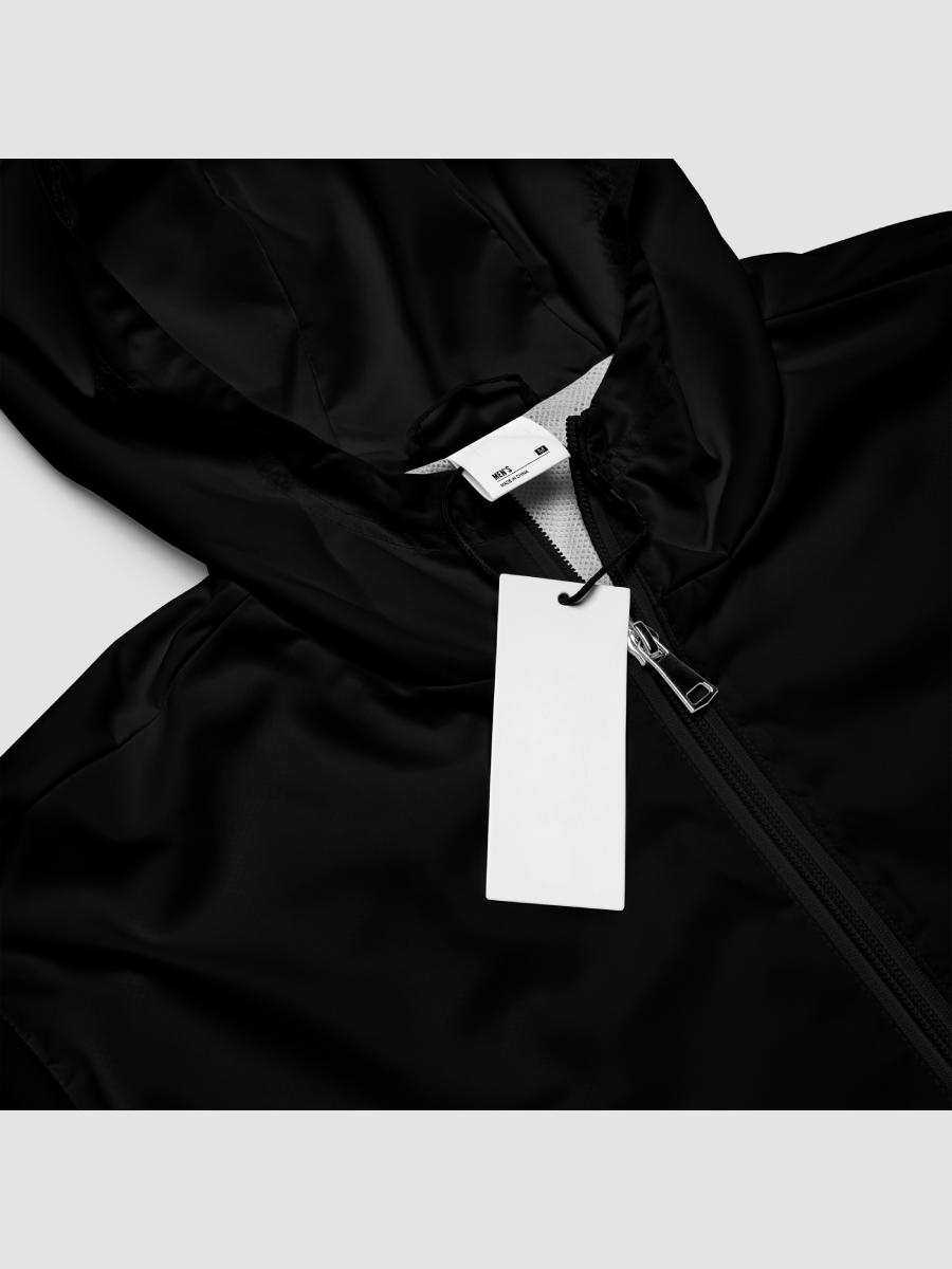 All-Over Print Windbreaker Black product image (4)
