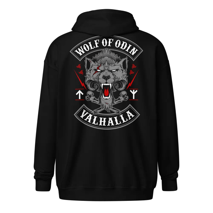 Wolf Of Odin Zip Hoodie product image (1)