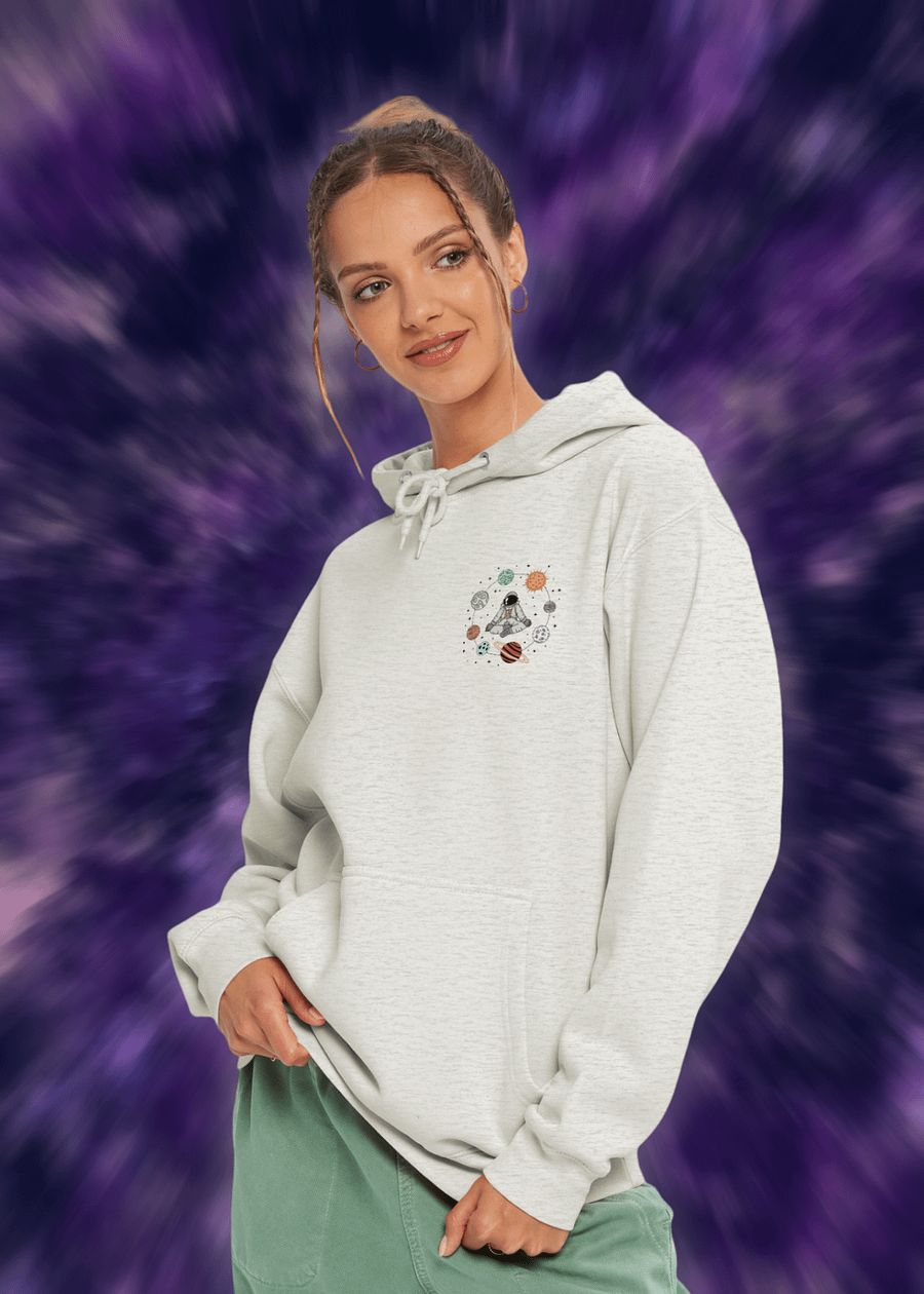 Cosmic Serenity Astronaut Hoodie product image (3)