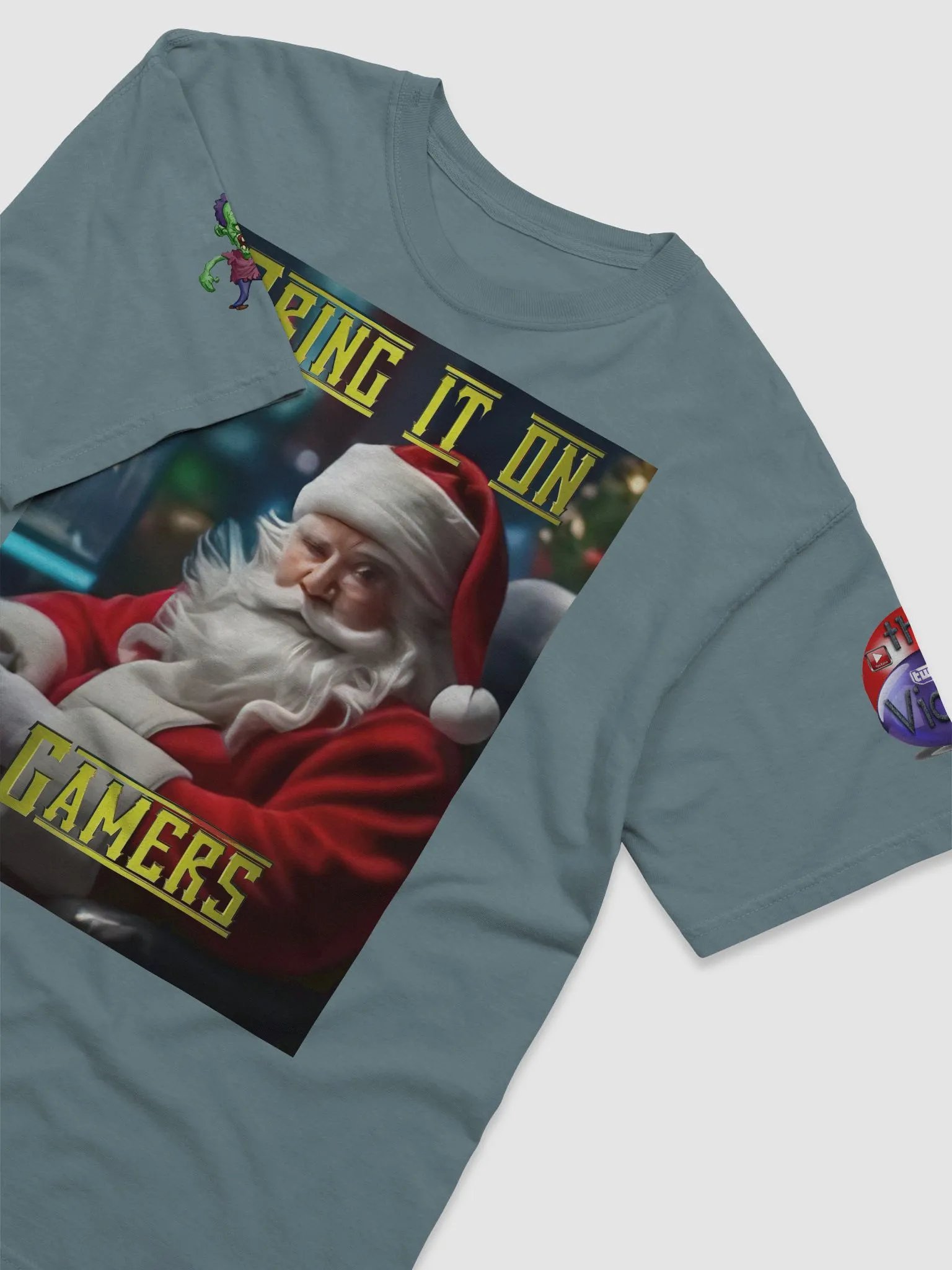 GOSH Xmas Santa Gamer T Shirt product image (3)