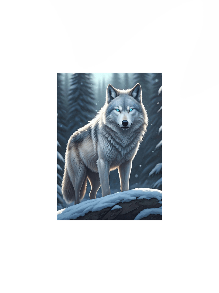 Winter's Watcher - The Wolf Poster product image (2)