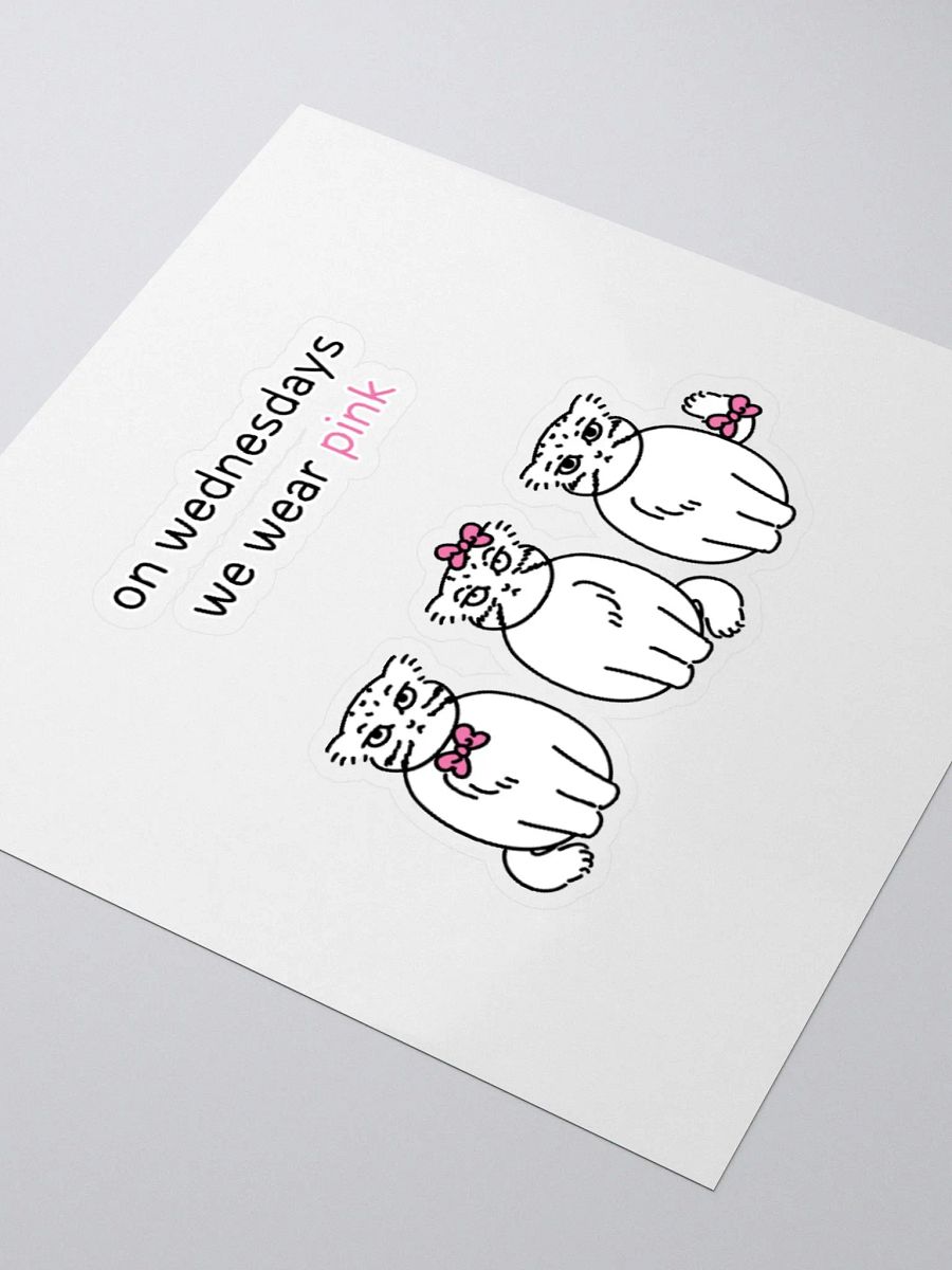 Pink Wednesdays Manul - Sticker product image (8)