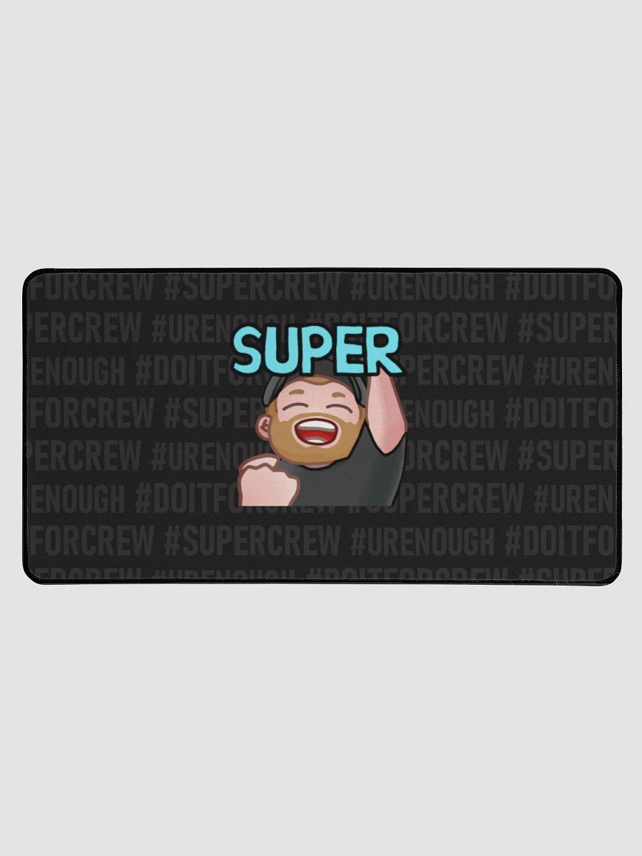 super # - Black Desk Mat 15.5