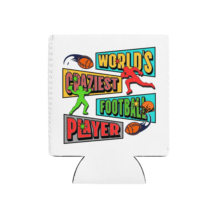 Worlds Craziest Football Player Dynamic Can Cooler product image (1)
