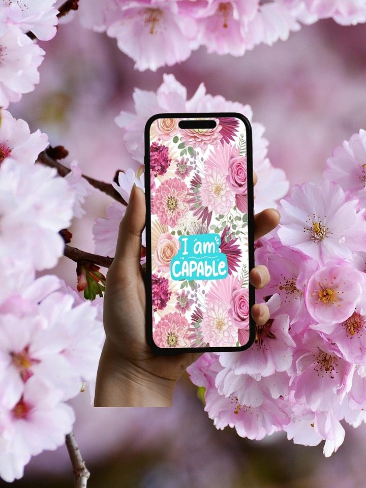 🙌 I Am Capable Digital Phone Wallpaper PDF Download 🙌 product image (1)