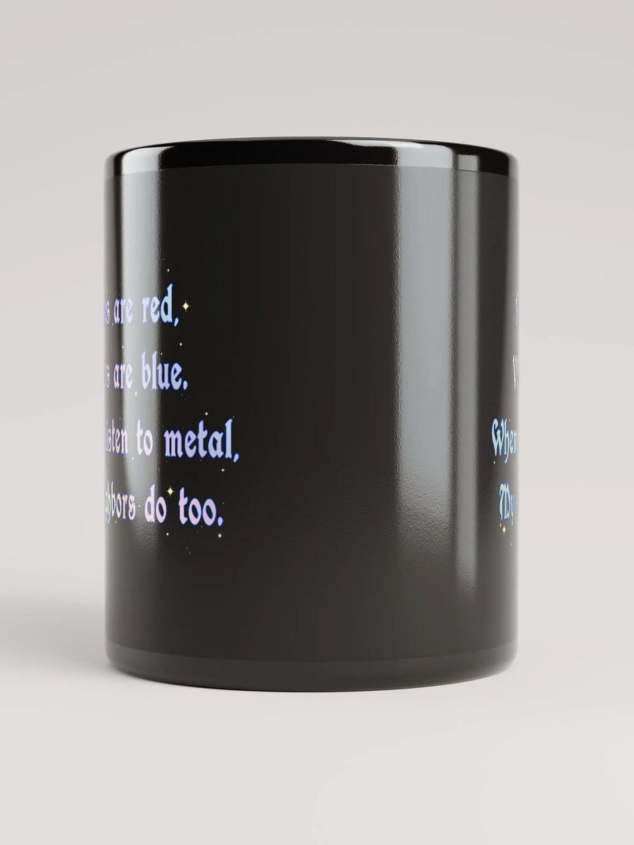 Roses Are Metal (Rainbow Sparkle) Mug product image (10)