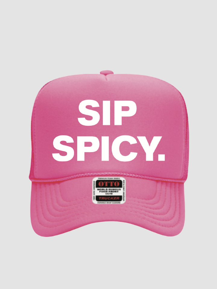 Sip Spicy Foam Trucker Hat product image (1)