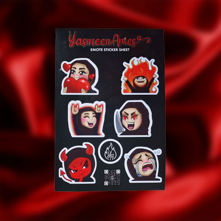 Emote sticker sheet product image (1)