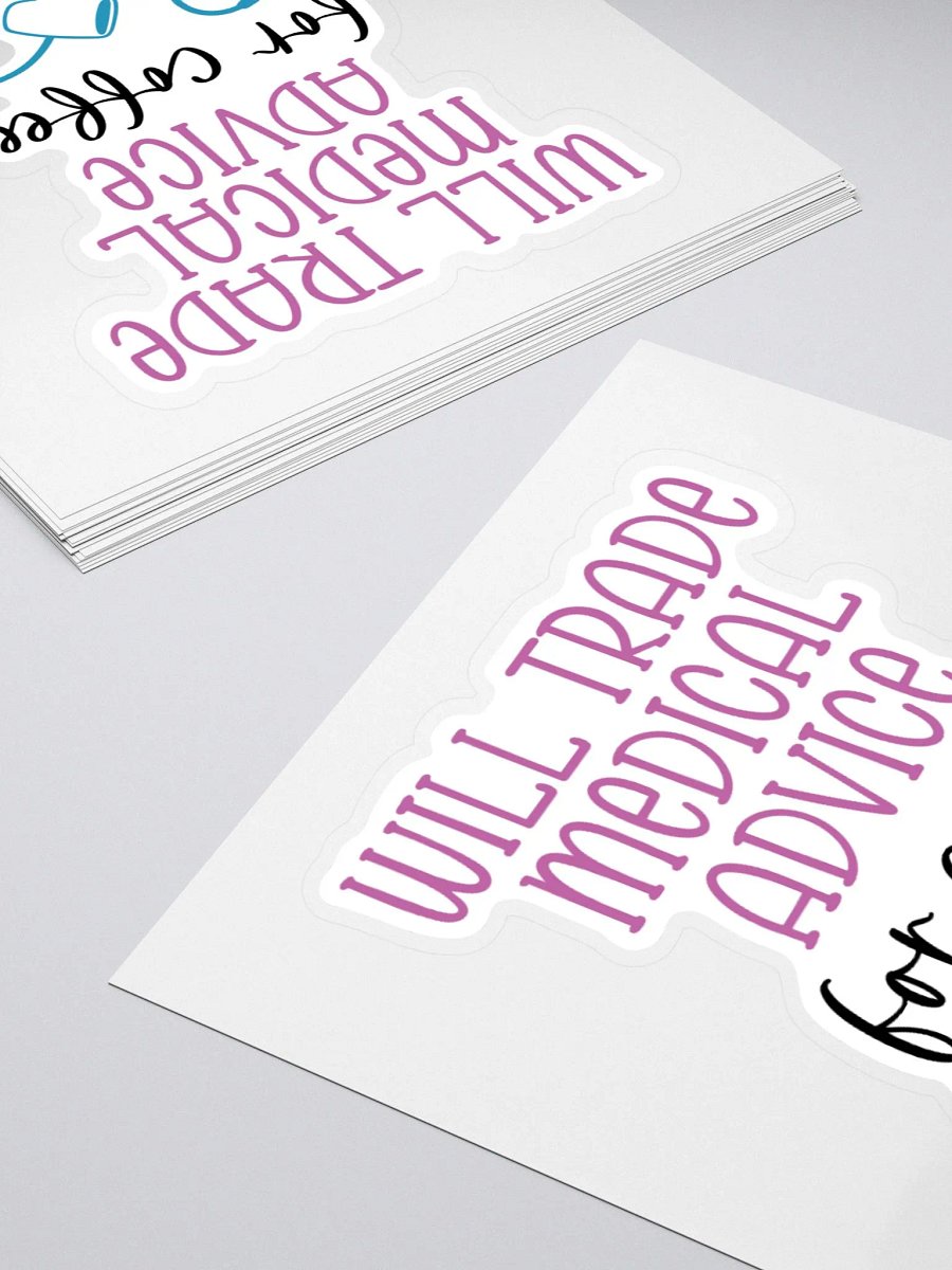 Will Trade Medical Advice for Coffee Sticker product image (10)