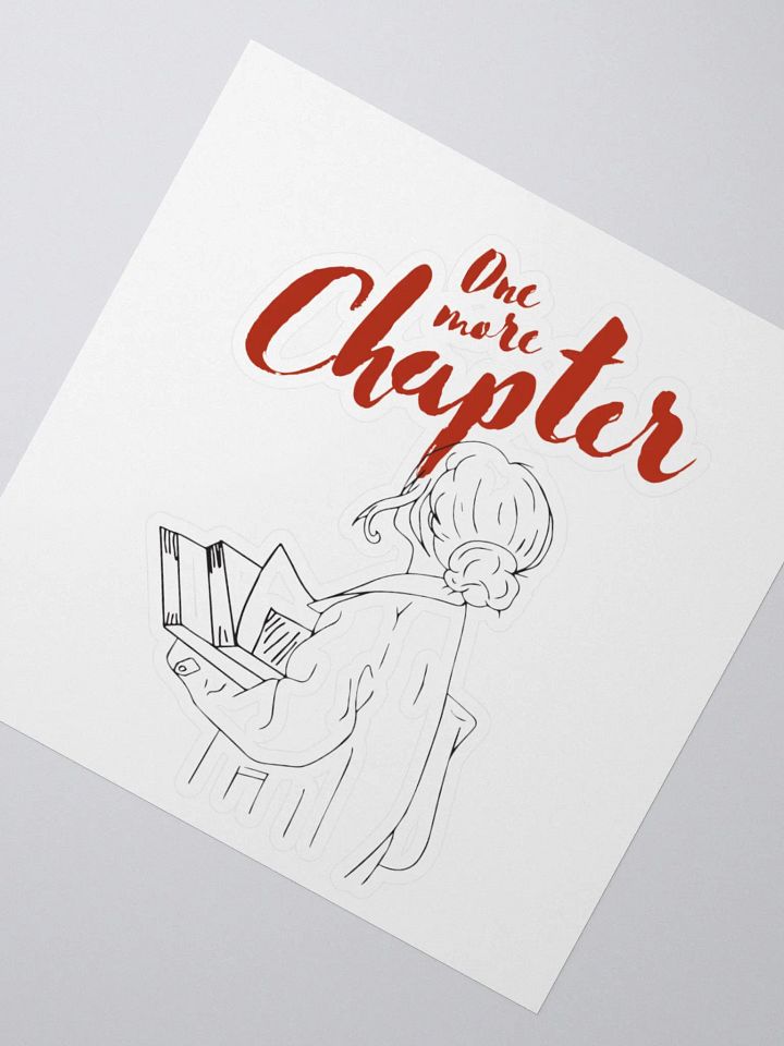 The 'One More Chapter' Sticker product image (6)