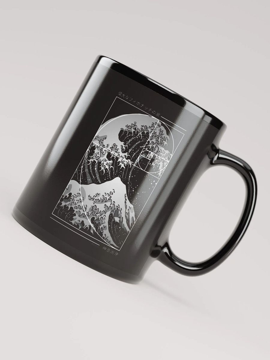 The Great Wave of Fibonacci Spiral - Modern Mug product image (7)
