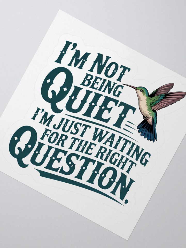 Not Being Quiet Human Design Projector Sticker product image (6)