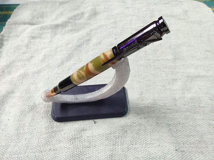 Hand-Turned Bolt Action Pen – Desert Camo & Gun Metal Finish - RBBLTCAMO1 product image (2)