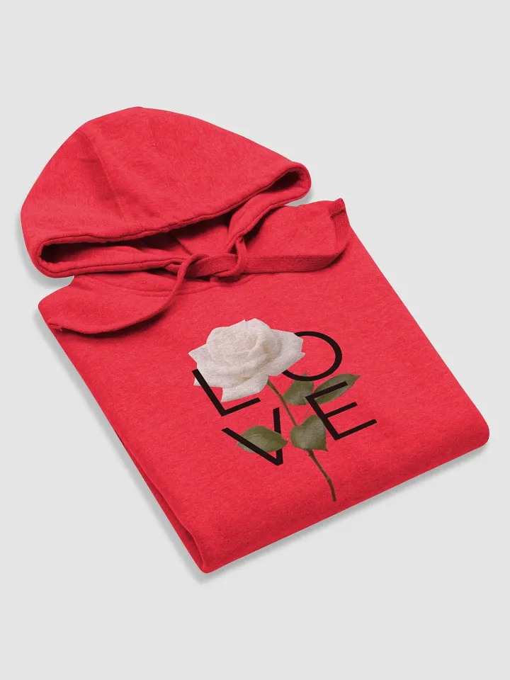 'Love' White Rose Hoodie product image (2)