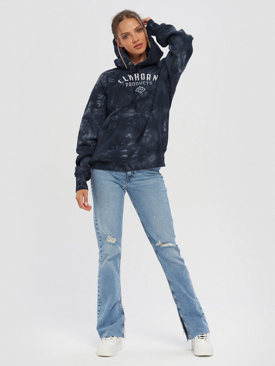 Elkhorn Embroidered Tie-dye Hoodie product image (6)