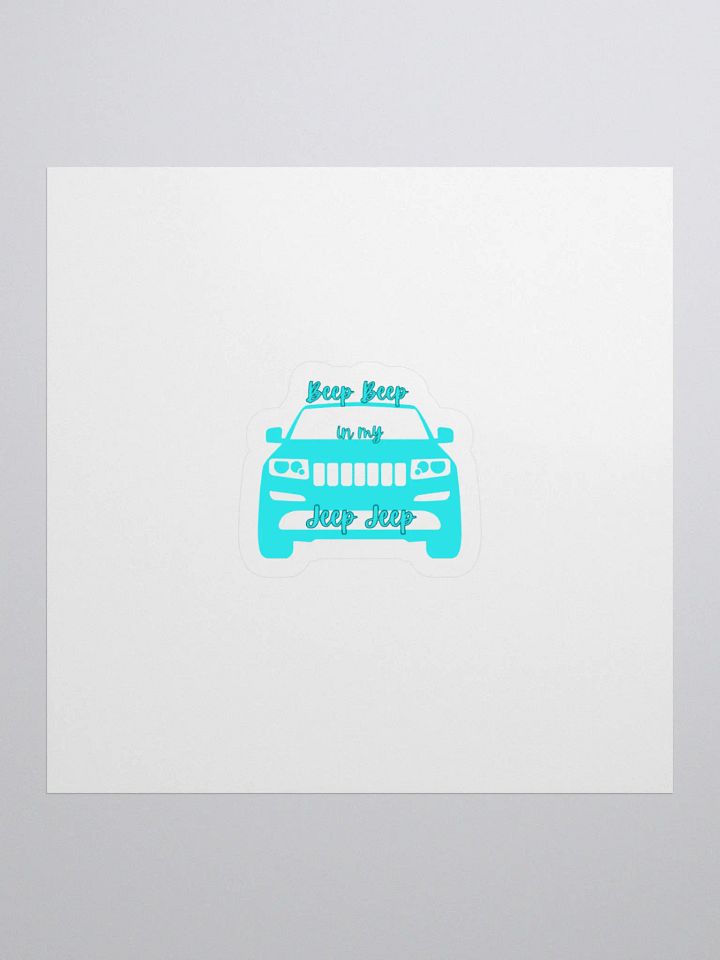Beep Beep in my Jeep Jeep Sticker product image (1)