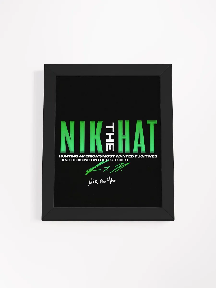 Nik The Hat | Framed Wall Art product image (4)