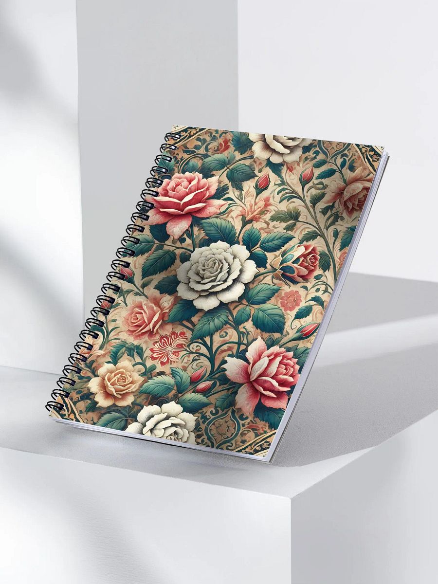 Royal Floral Spiral Notebook product image (3)