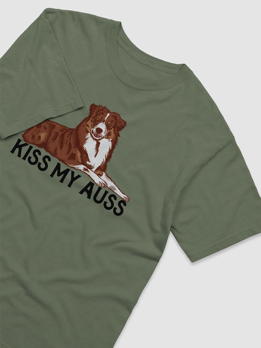 Kiss My Auss | T-Shirt for Australian Shepherd (Red Tricolor) Dog Owners product image (25)