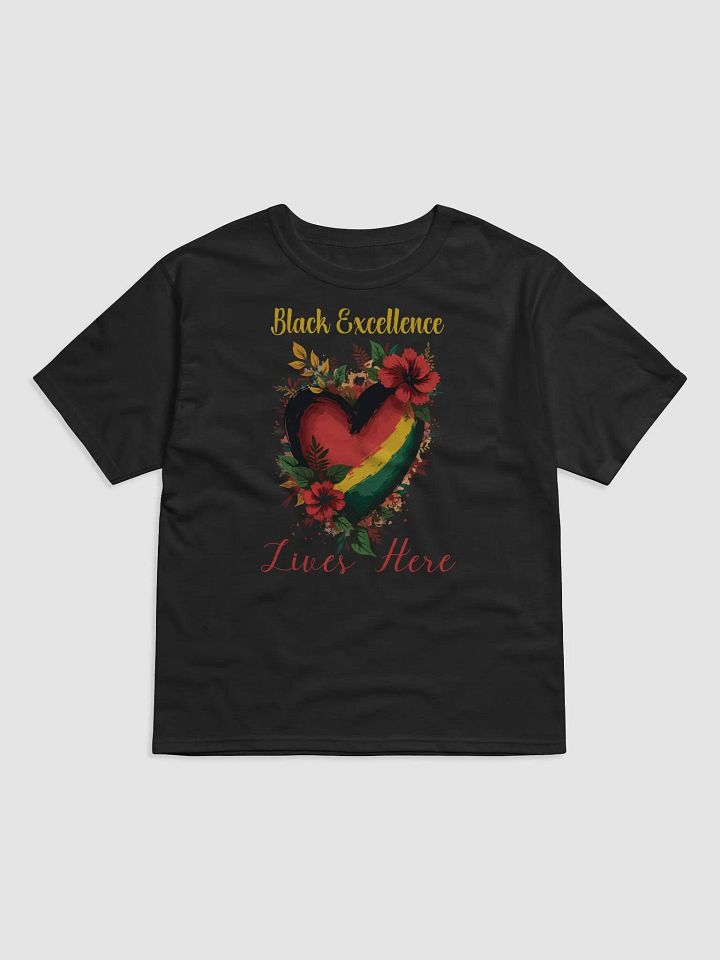 Black Excellence Lives Here T-Shirt product image (3)
