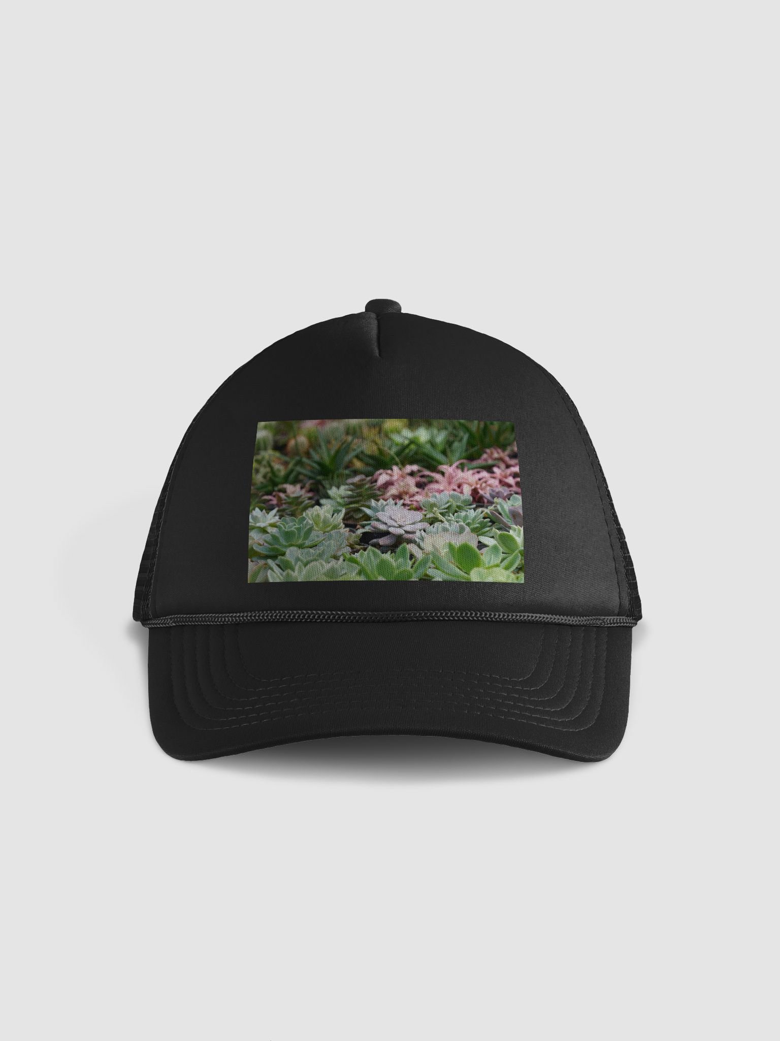 Succulent Serenity Foam Trucker Hat product image (1)