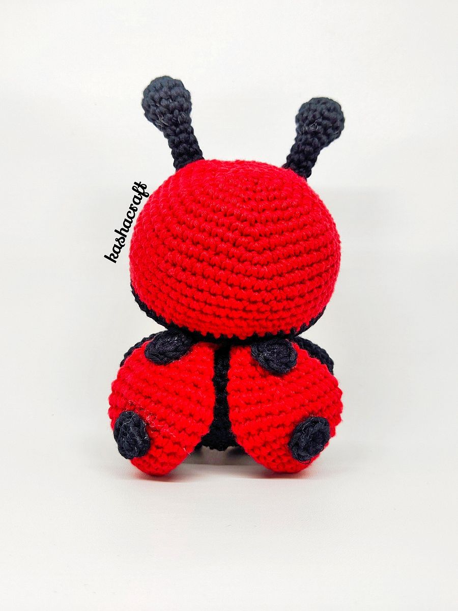 Amigurumi Cute Little Ladybug Clarke Crochet Doll Pattern Instructions product image (6)