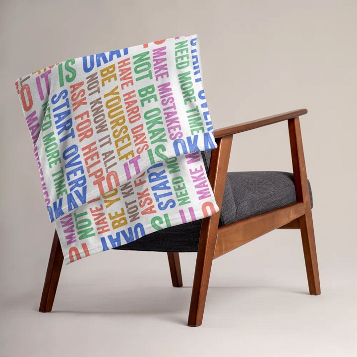 It's Okay Blanket product image (1)