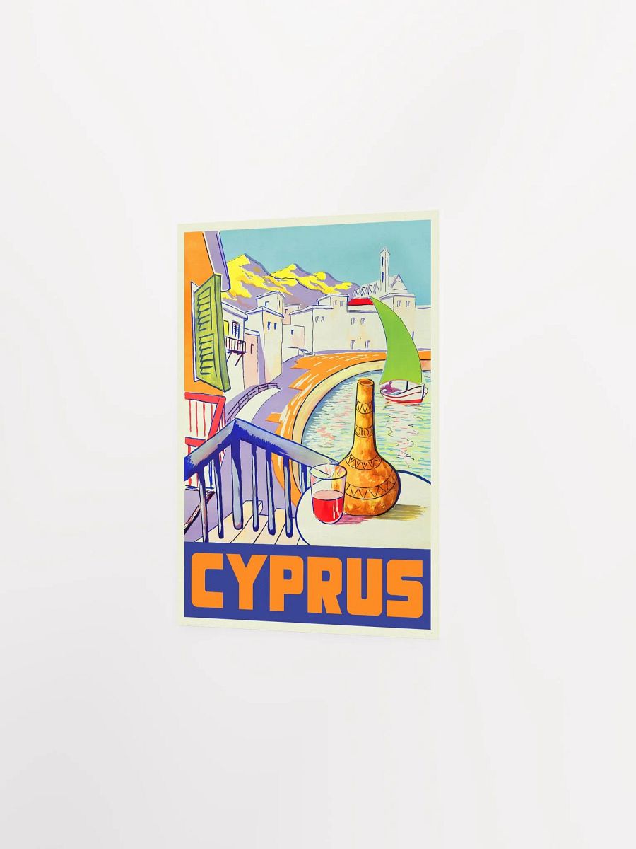 Cyprus, Nicosia 1929 — retro travel poster, vintage travel art print, retro travel wall art product image (7)