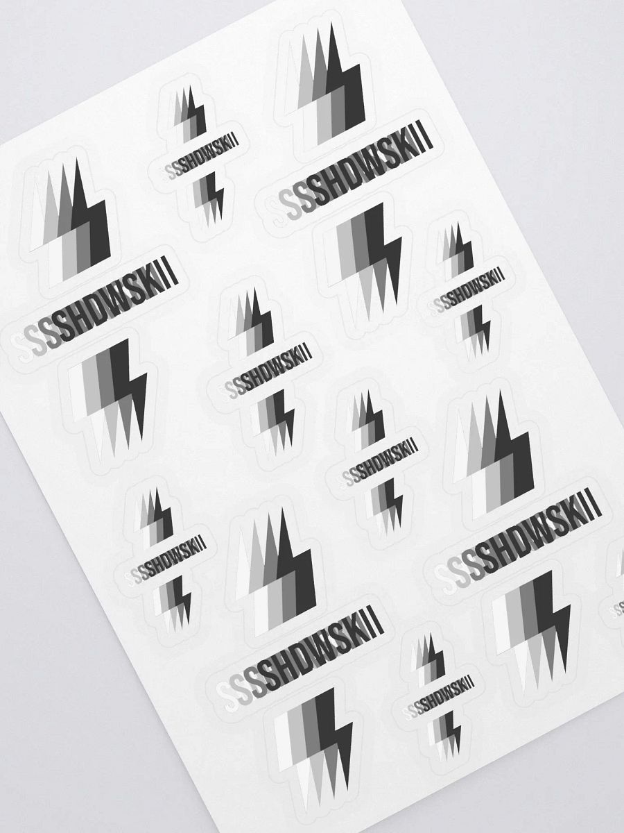 3D STICKERS / BLACK TO WHITE product image (2)