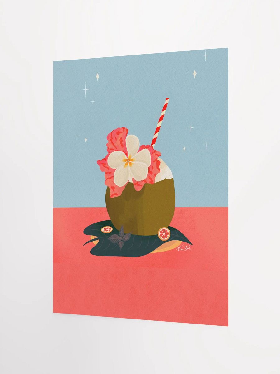 Juicy Coconut Drink • Matte Paper Poster product image (7)