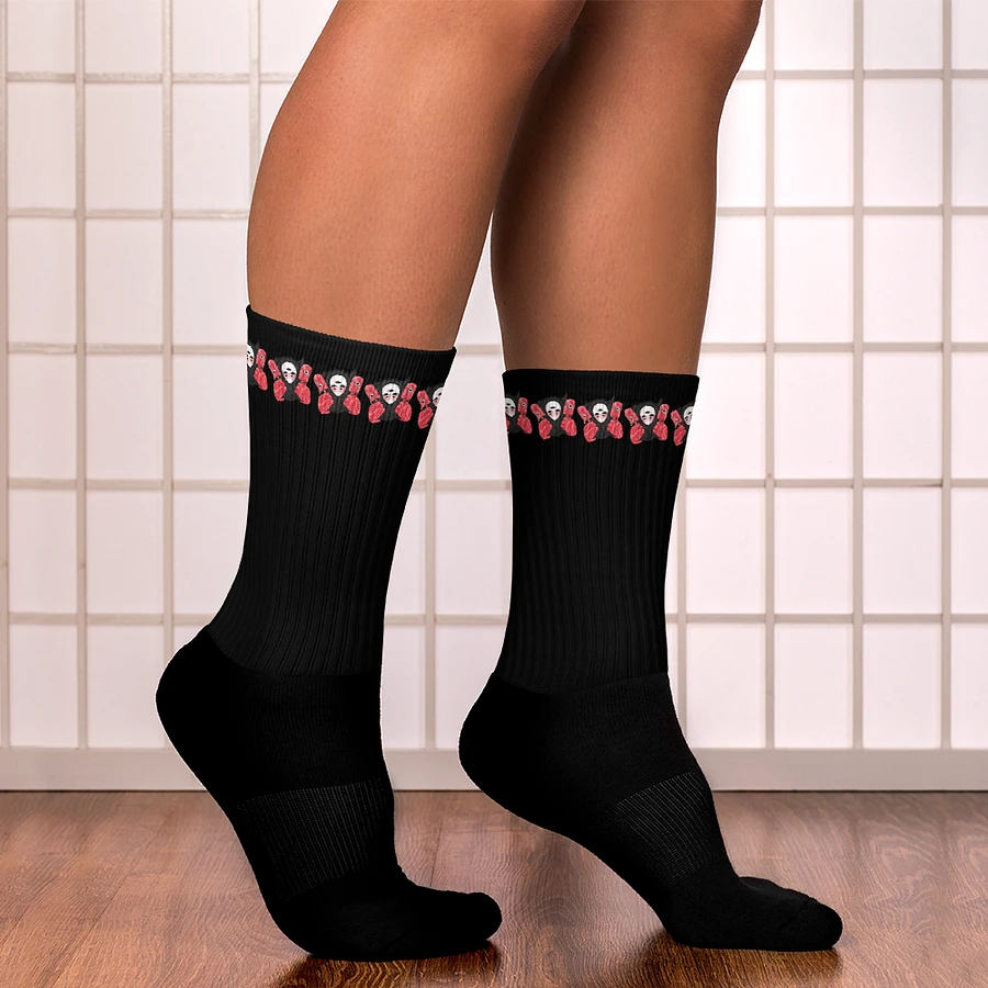 Black Visceral Stripe Socks product image (15)