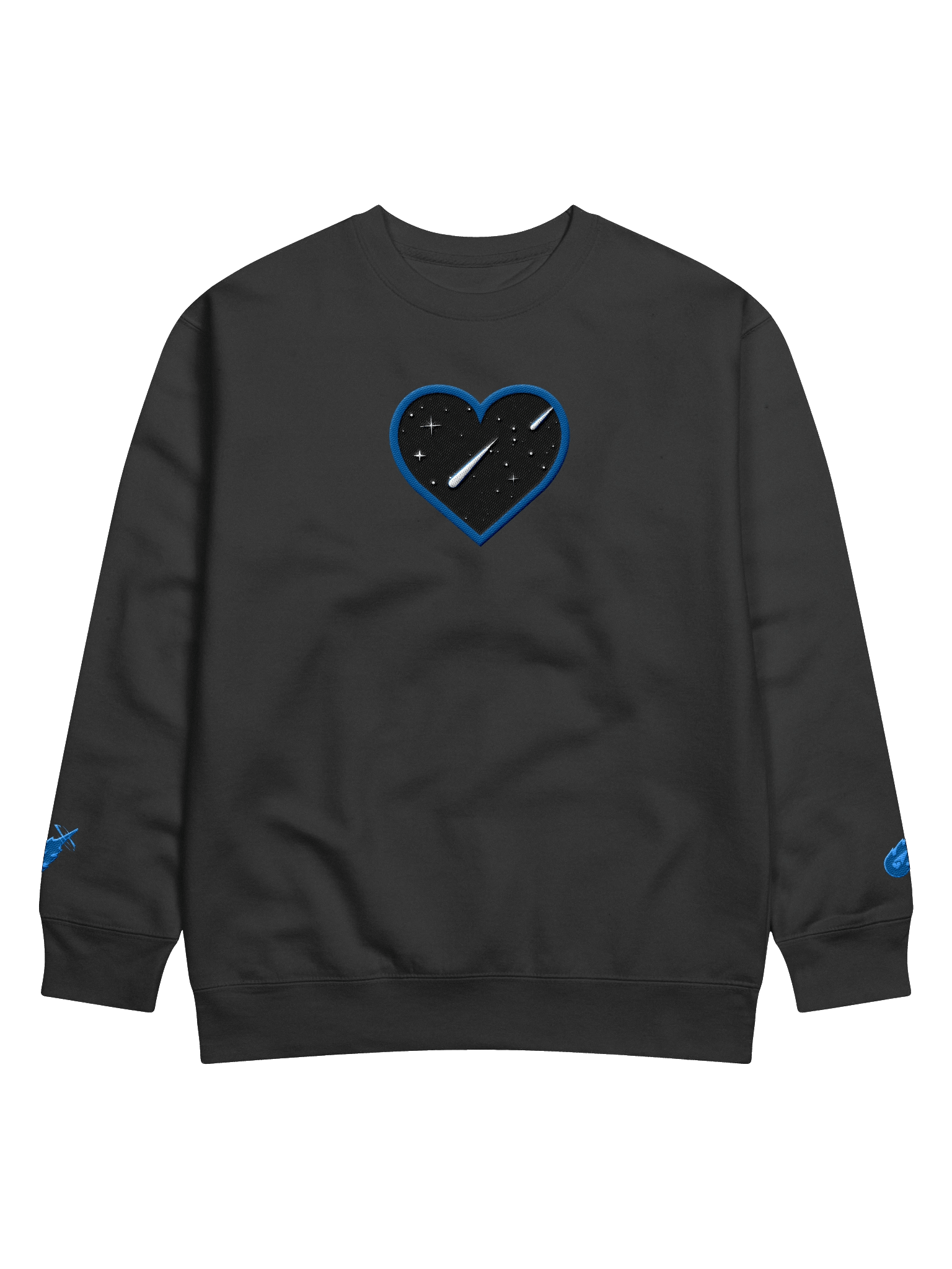 Embroidered Space Heart Long Sleeve Tee product image (1)
