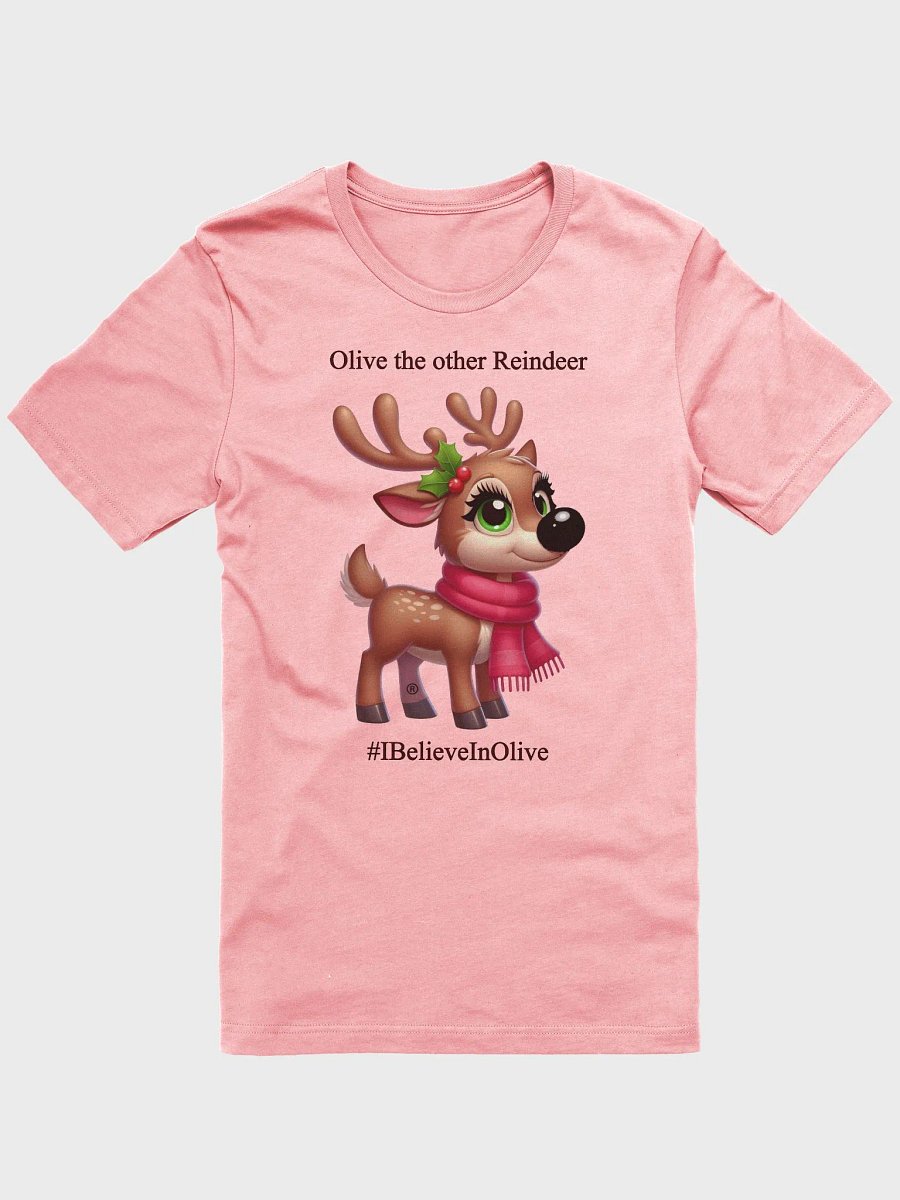 Adult Pink Official Olive the other Reindeer T-Shirt product image (1)