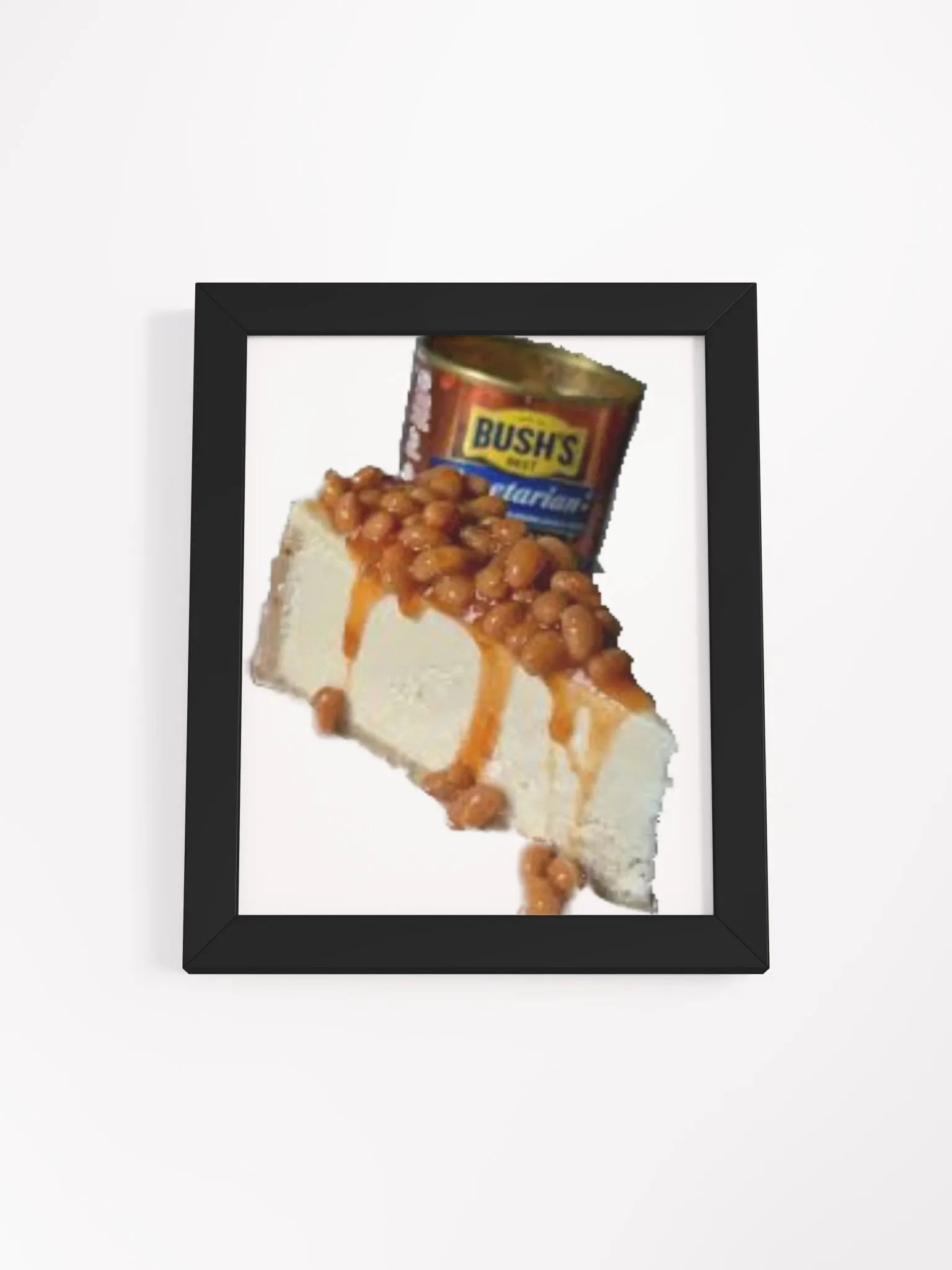 Beans on cheesecake framed image product image (2)
