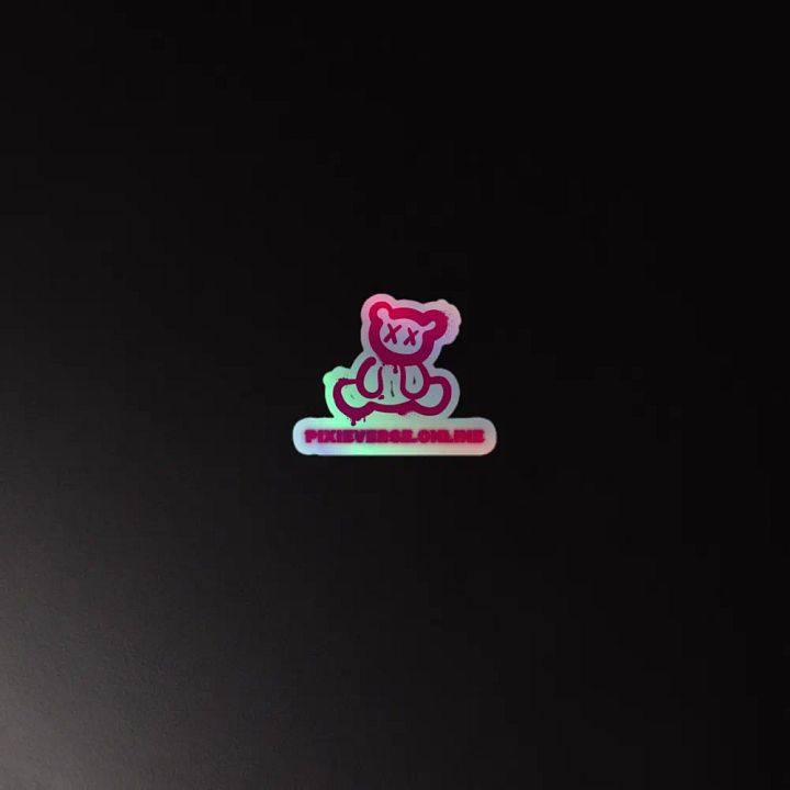 PixieStickers - Holographic with Pink lettering product image (2)