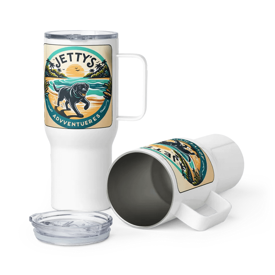 Jetty’s Adventures Logo travel mug product image (6)