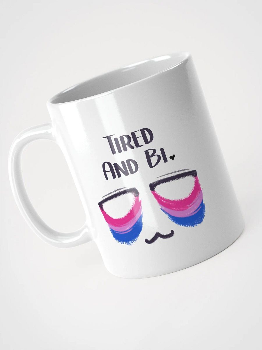 Tired and Bi - Pride Flag Ceramic Mug product image (3)