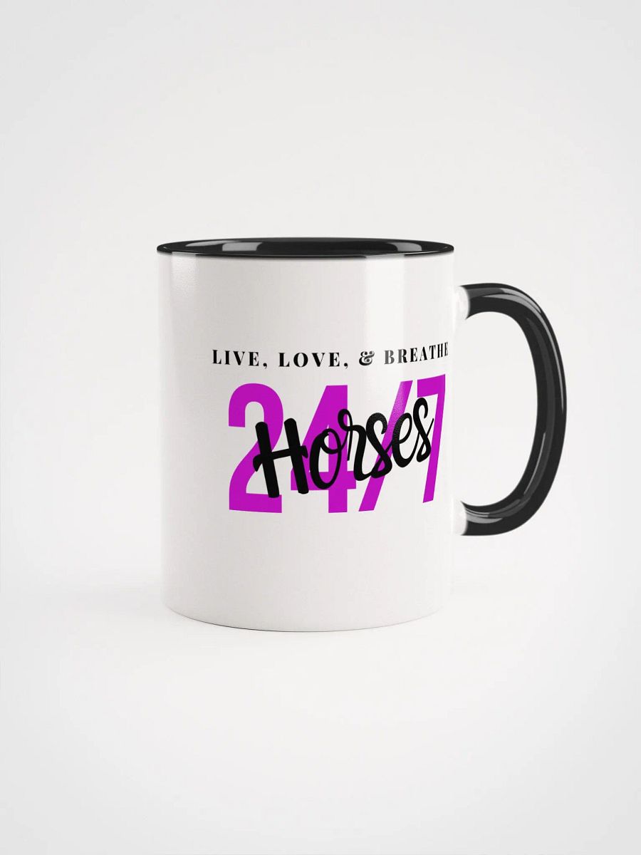 Live, Love, & Breathe Horses 24/7 Mug product image (3)