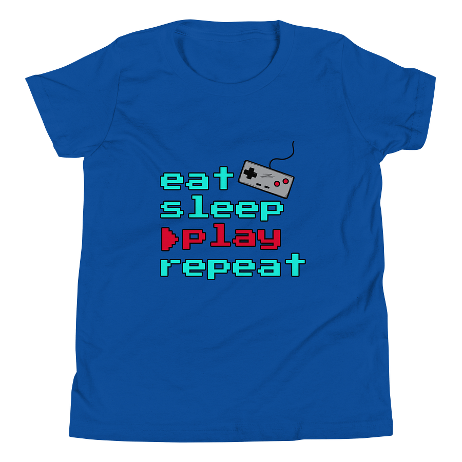Teen T-Shirt | "eat sleep play repeat" product image (40)