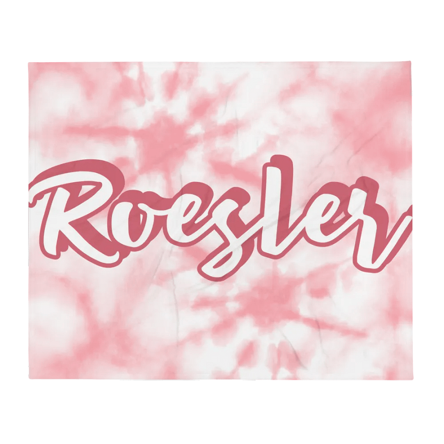 Retro Tie-Dye Throw Blanket product image (2)