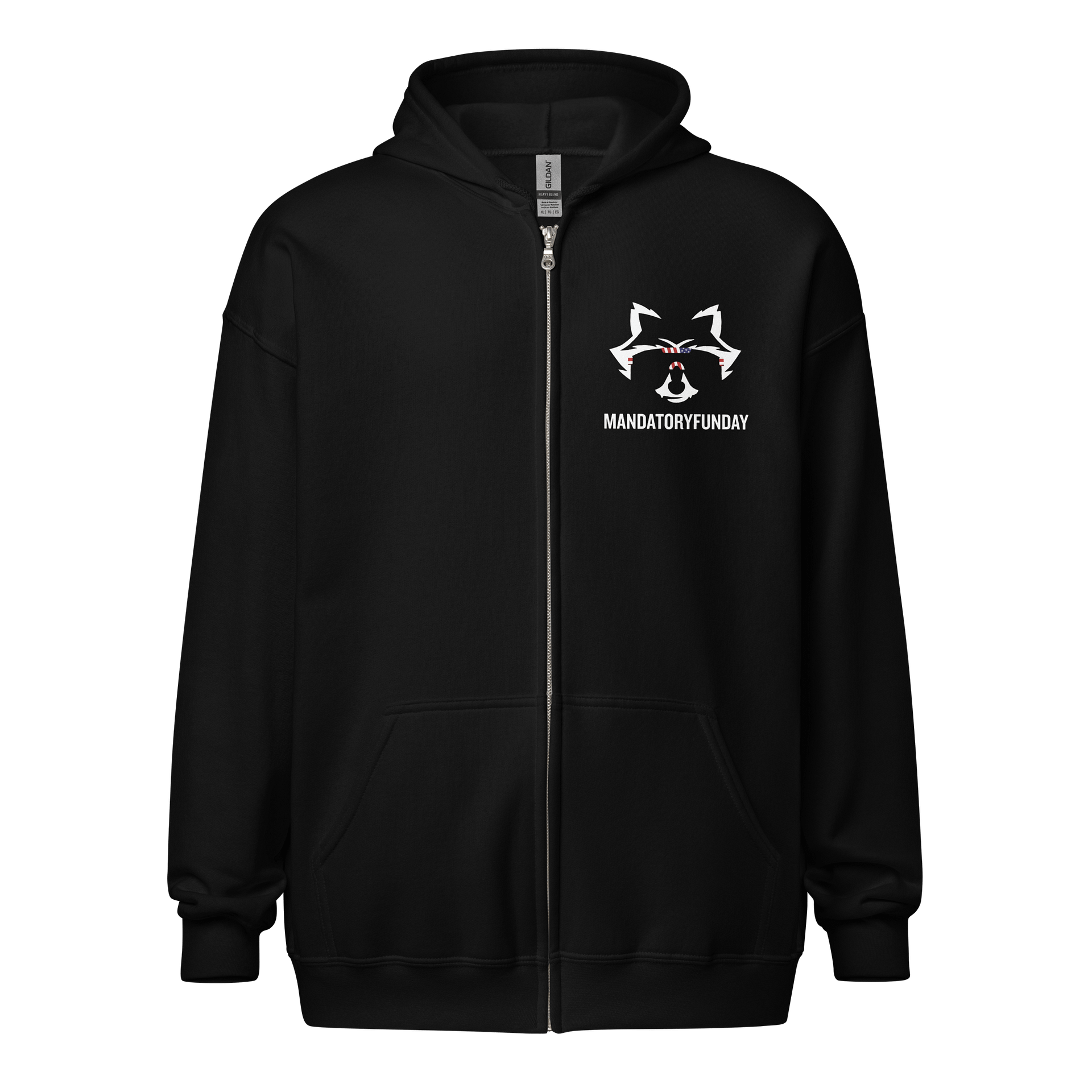 Caffeine & Rage Zipper Hoodie product image (1)