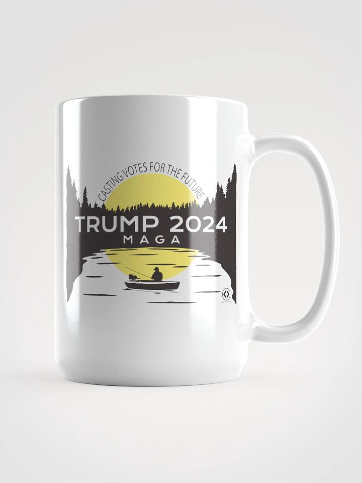 Trump 2024 Fishing Sunset Coffee Mug product image (1)
