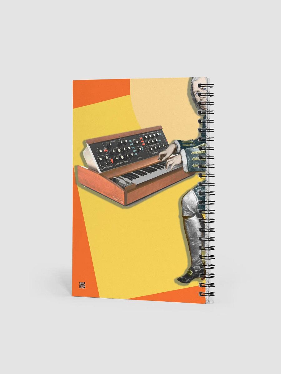 Prelude and Moogue by Frank Fonik, EDM Techno Spiral Notebook product image (2)