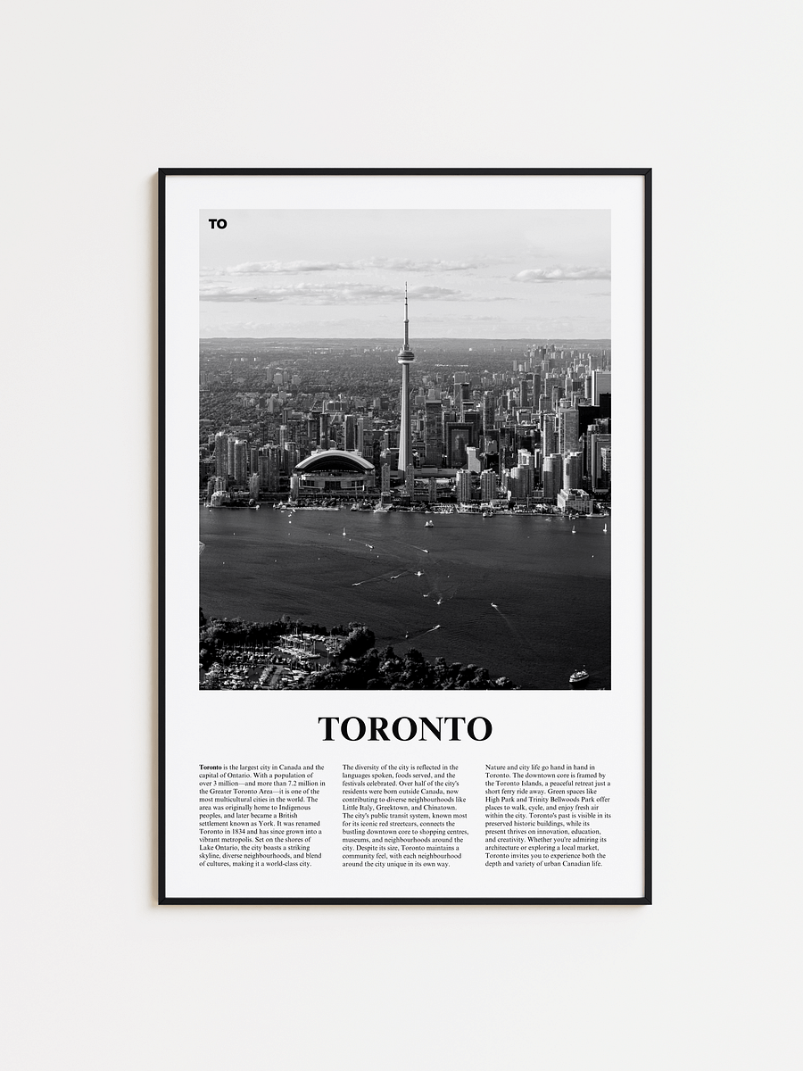 Toronto 01 Newspaper Poster product image (1)